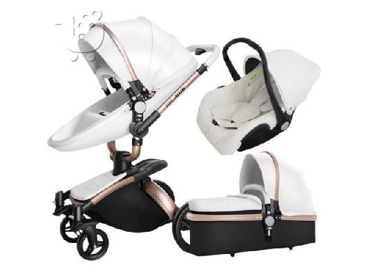 Baby Stroller 3 in 1 Car Seat Folding Baby Carriage Child Newborn Travel System